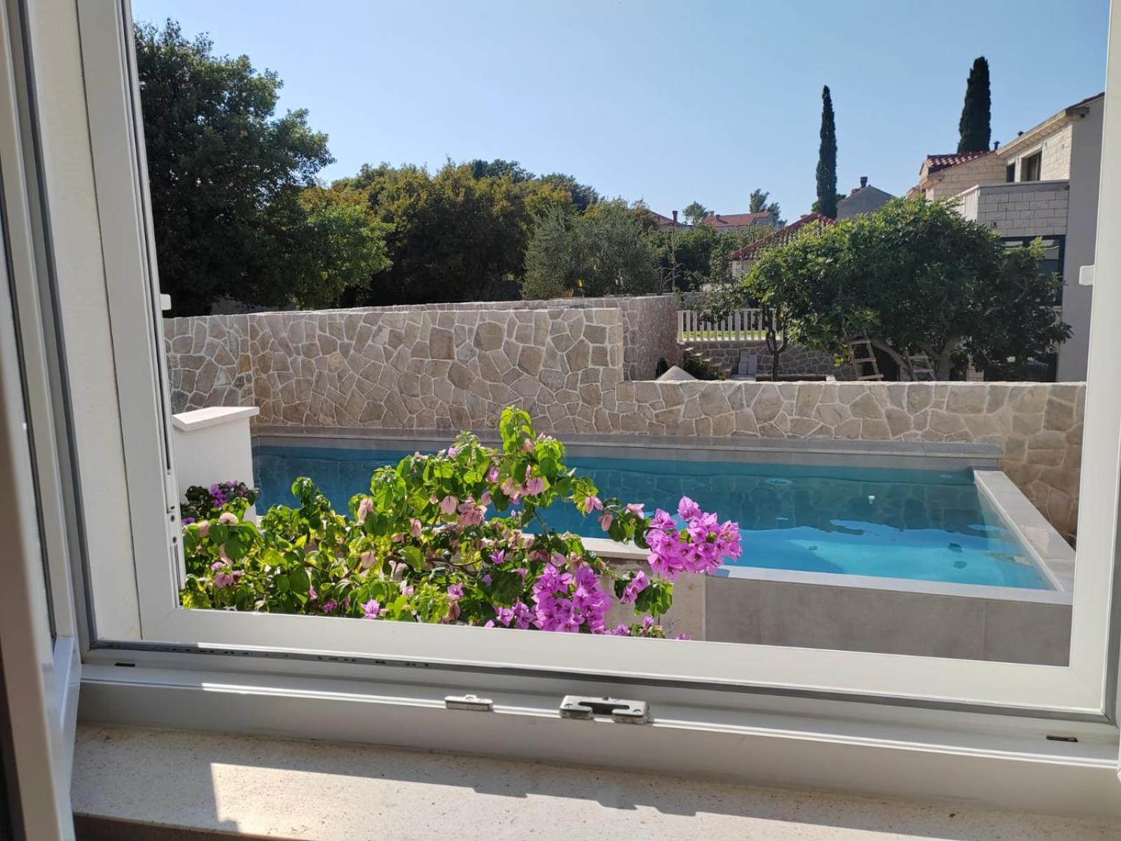 "Apartments Petra - 2 Bedroom With Swimming Pool" Чилипи Екстер'єр фото